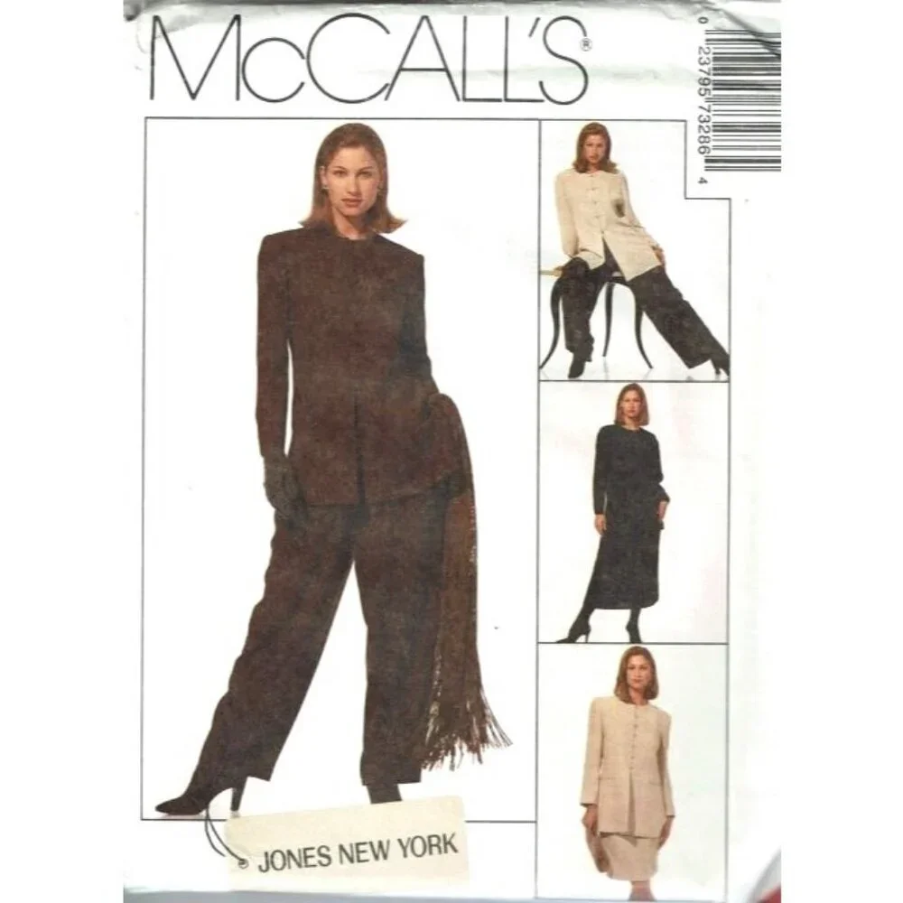 McCalls Sewing Pattern 7328 Jacket Tunic Skirt Pants‎ Misses Size 10